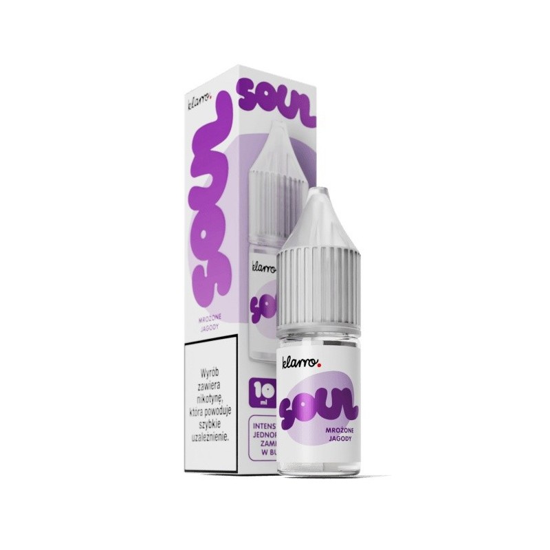 Liquid Klarro Soul 10ml 20mg salt - Mrożone Jagody (A25) | Eliq Vapoteur