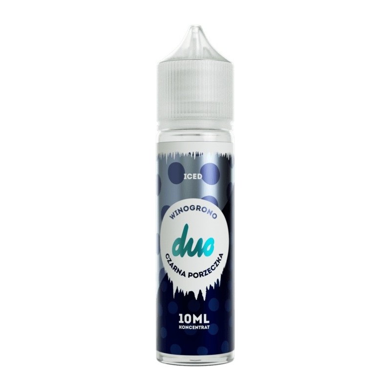 Longfill DUO ICED concentré 10/60ml - Raisin Cassis Noir | EliqVapoteur