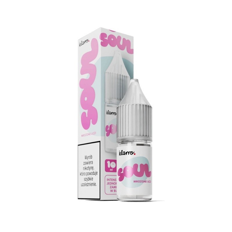 Liquid Klarro Soul 10ml 20mg salt - Mrożone Liczi  (A25) | Eliq Vapoteur
