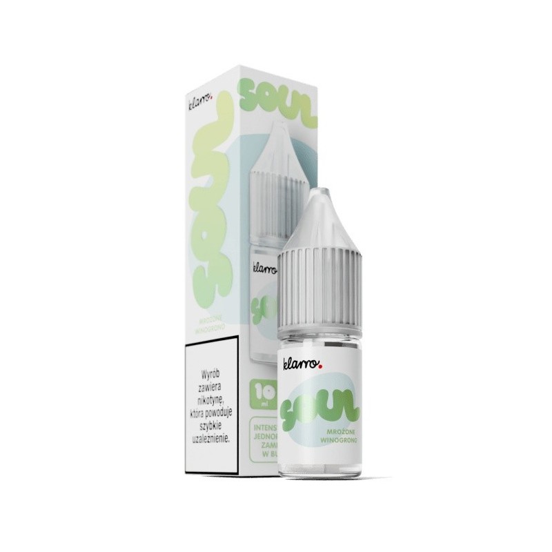 Liquid Klarro Soul 10ml 20mg salt - Mrożone Winogrono  (A25) | Eliq Vapoteur