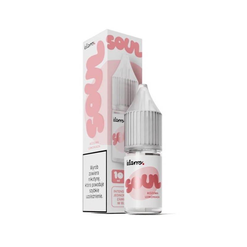 Liquid Klarro Soul 10ml 20mg Salt - Różowa lemoniada  (A25) | Eliq Vapoteur