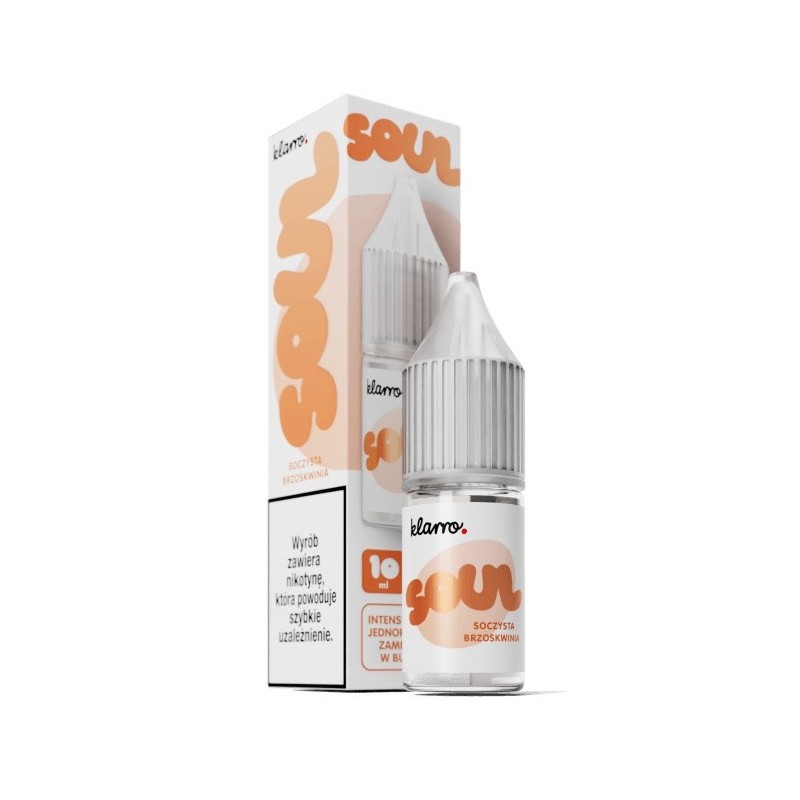 Liquid Klarro Soul 10ml 20mg Salt - Soczysta Brzoskwinia  (A25) | Eliq Vapoteur