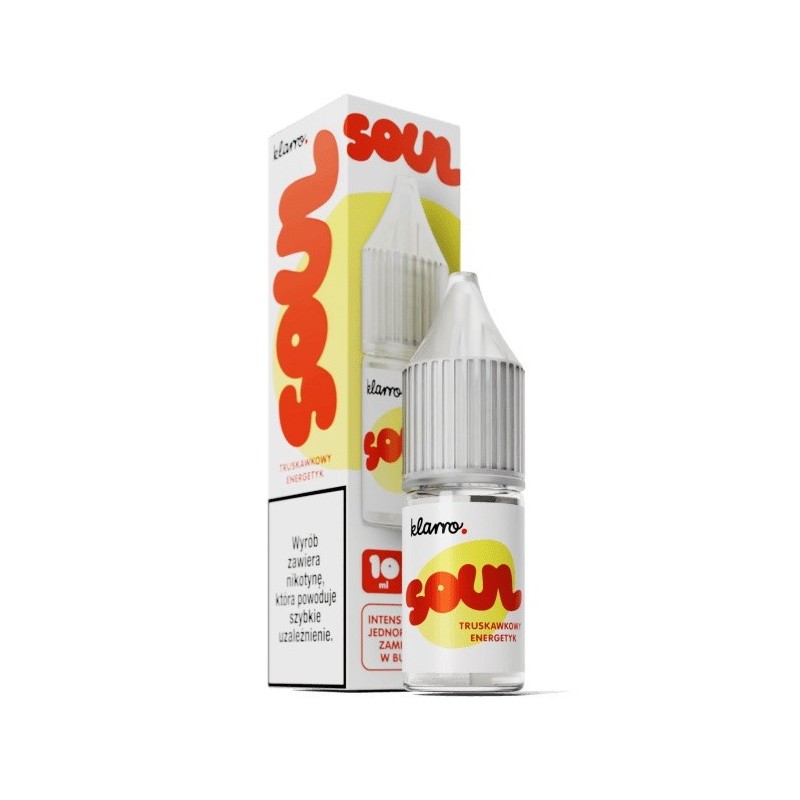 Liquid Klarro Soul 10ml 20mg Salt - Truskawkowy Energetyk  (A25) | Eliq Vapoteur