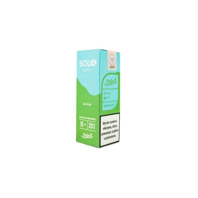 Liquide SOLO 10ml 20mg Sel - Kiwi Glacé | Eliq Vapoteur