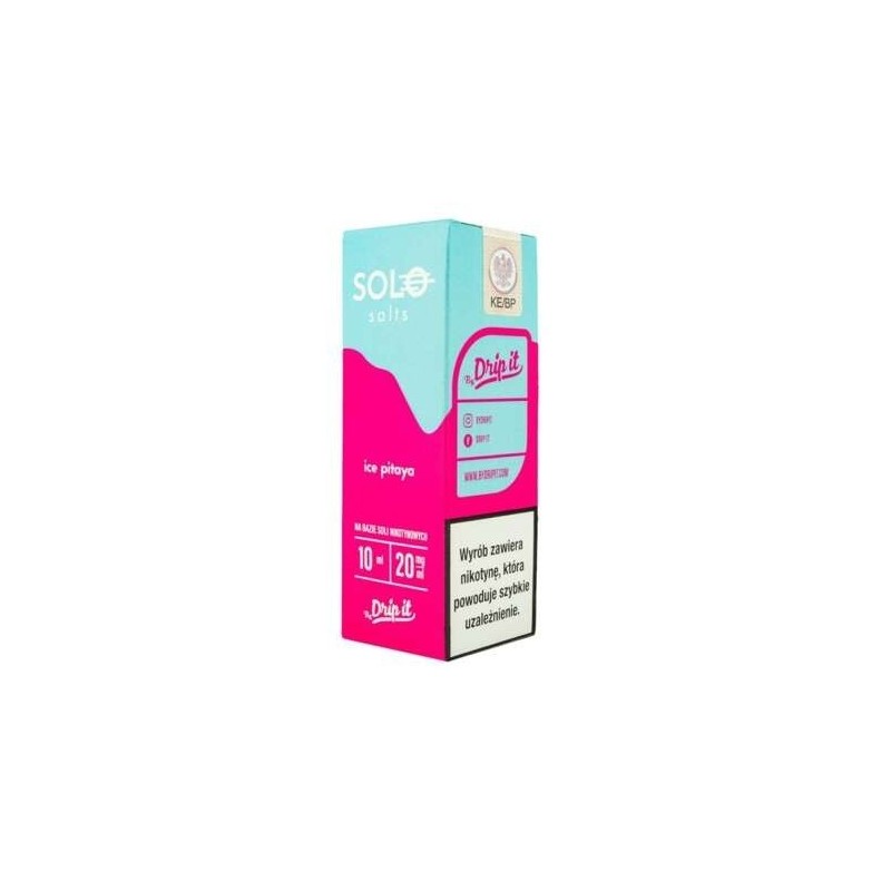 Liquid SOLO 10ml 20mg Sel - Ice Pitaya | Eliq Vapoteur