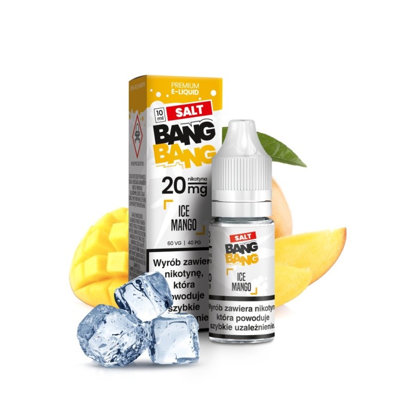 Liquid Bang Bang Salt 20mg 10ml - Ice Mango (A25) | Eliq Vapoteur