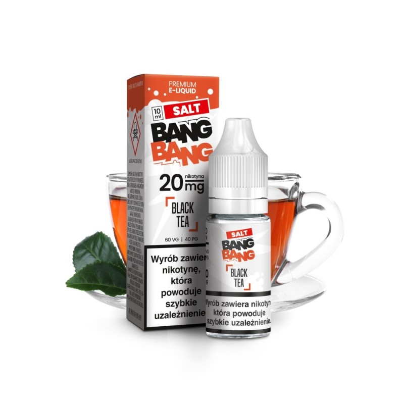 Liquid Bang Bang Salt 20mg 10ml - Black Tea (A25) | Eliq Vapoteur