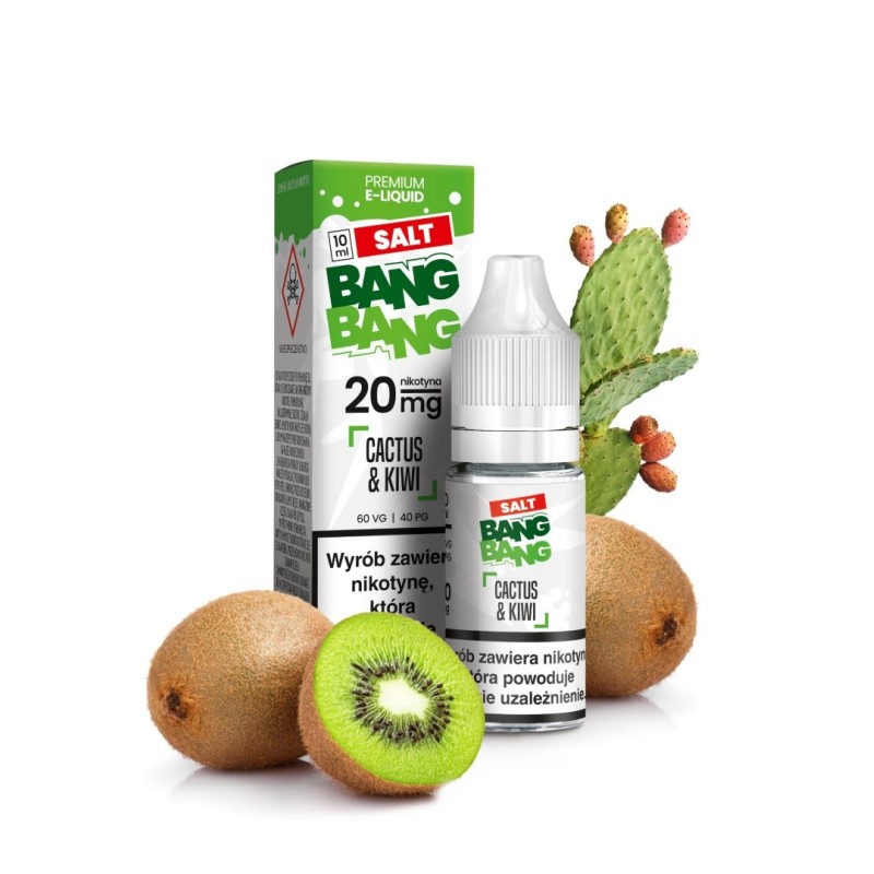 Liquid Bang Bang Salt 20mg 10ml - Cactus Kiwi (A25) | Eliq Vapoteur