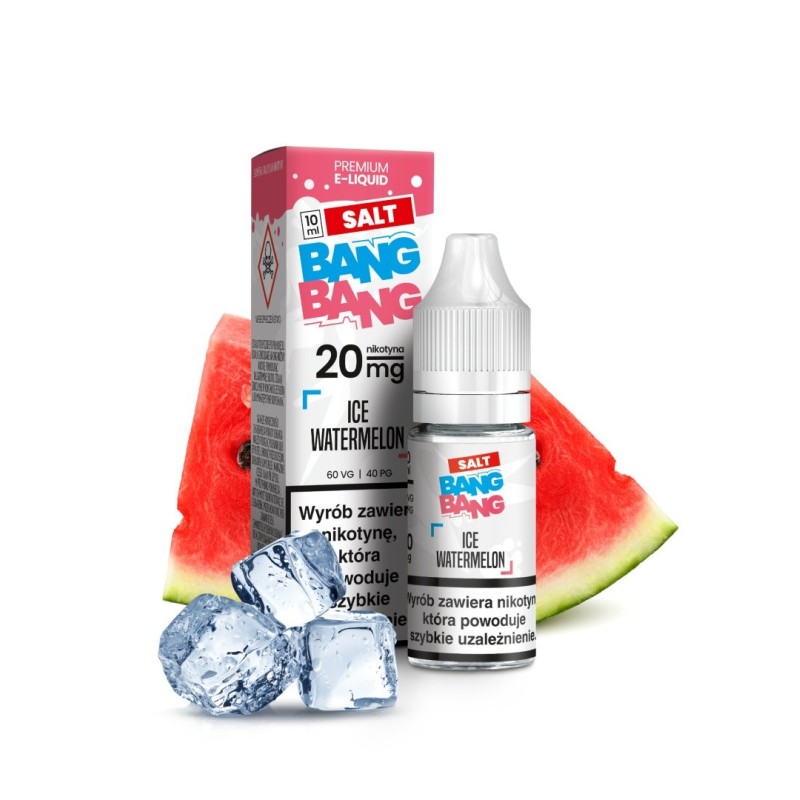 Liquid Bang Bang Salt 20mg 10ml - Ice Watermelon (A25) | Eliq Vapoteur