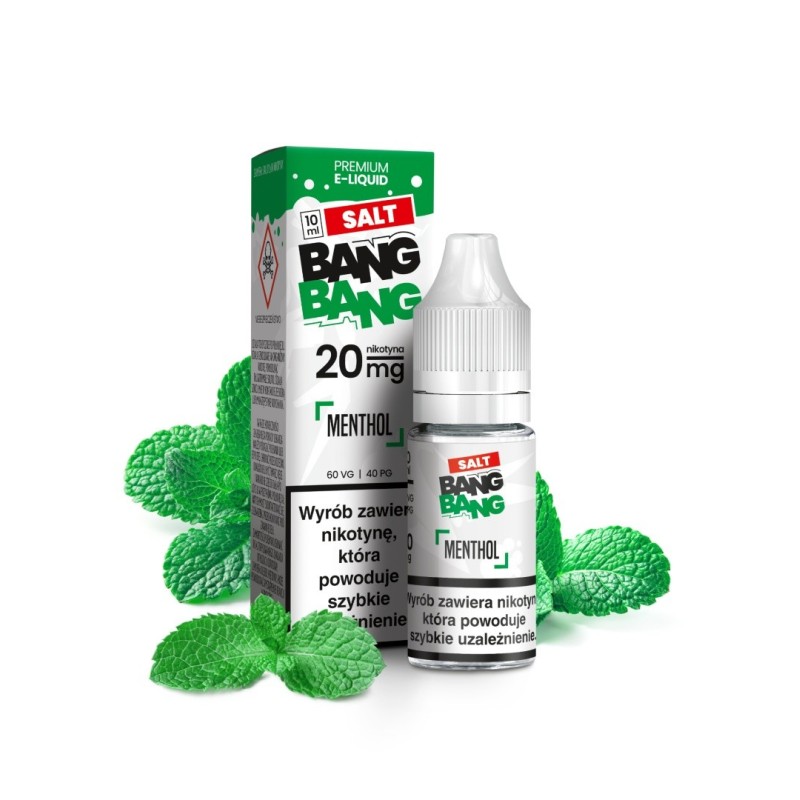 Liquid Bang Bang Salt 20mg 10ml - Menthol  (A25) | Eliq Vapoteur