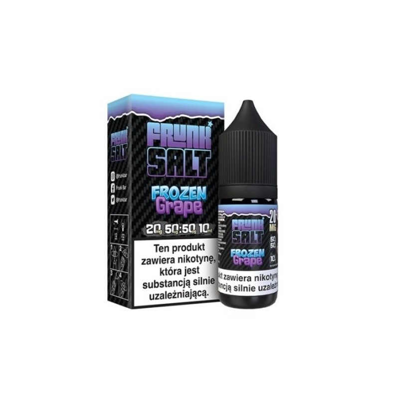 Liquid Frunk Salt 20 mg 10 ml - Frozen Grape | Eliq Vapoteur