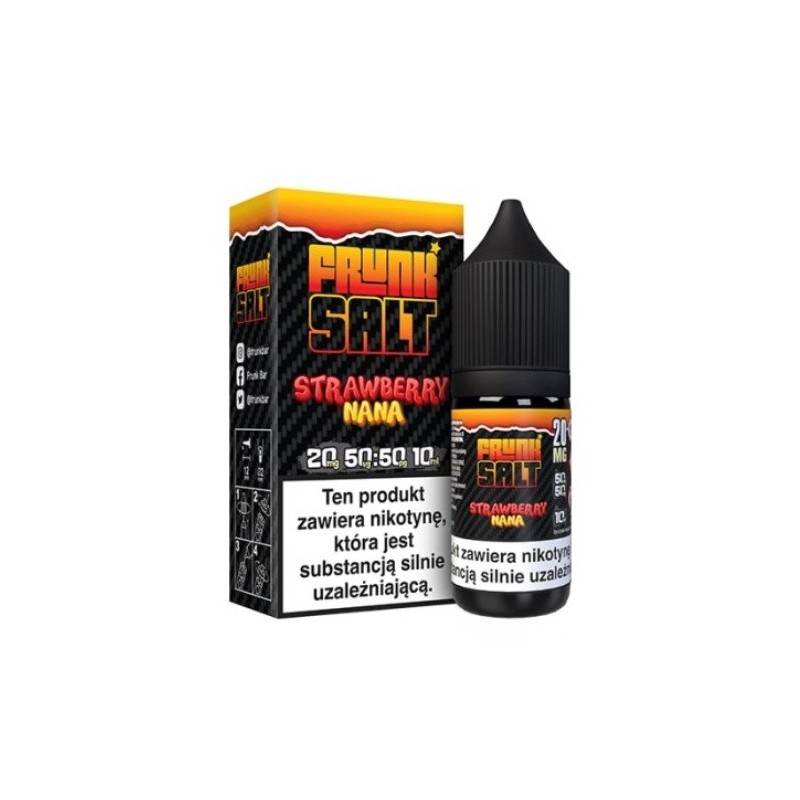 Liquid Frunk Salt 20 mg 10 ml - Strawberry Nana | Eliq Vapoteur