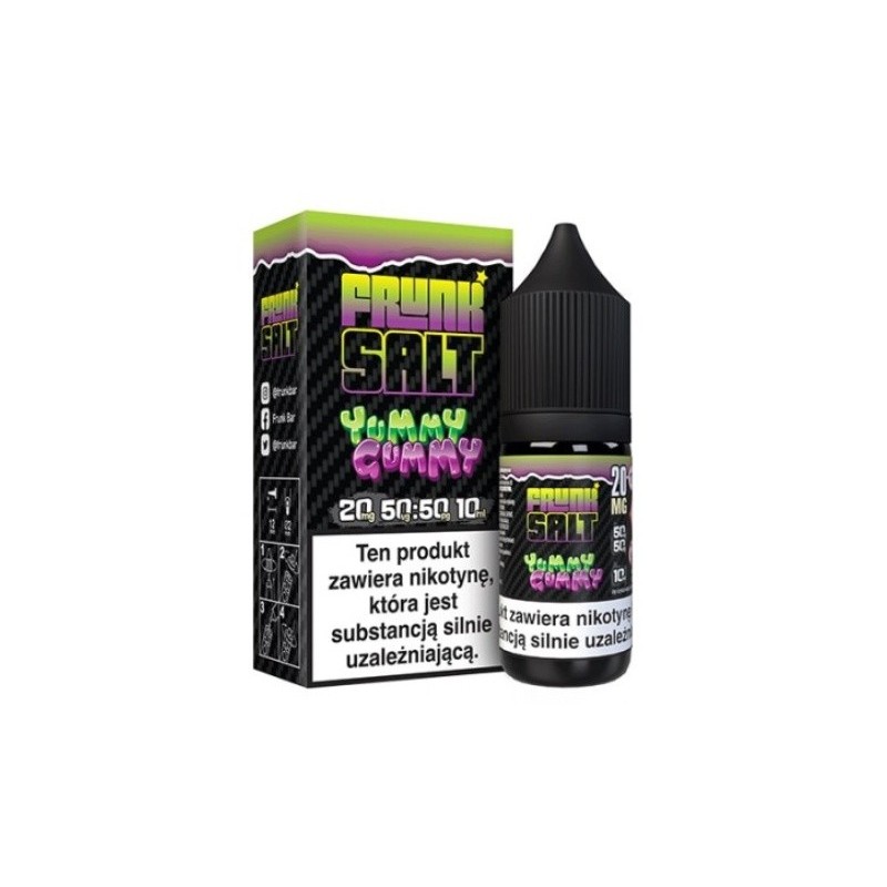 Liquid Frunk Salt 20 mg 10 ml - Yummy Gummy | Eliq Vapoteur