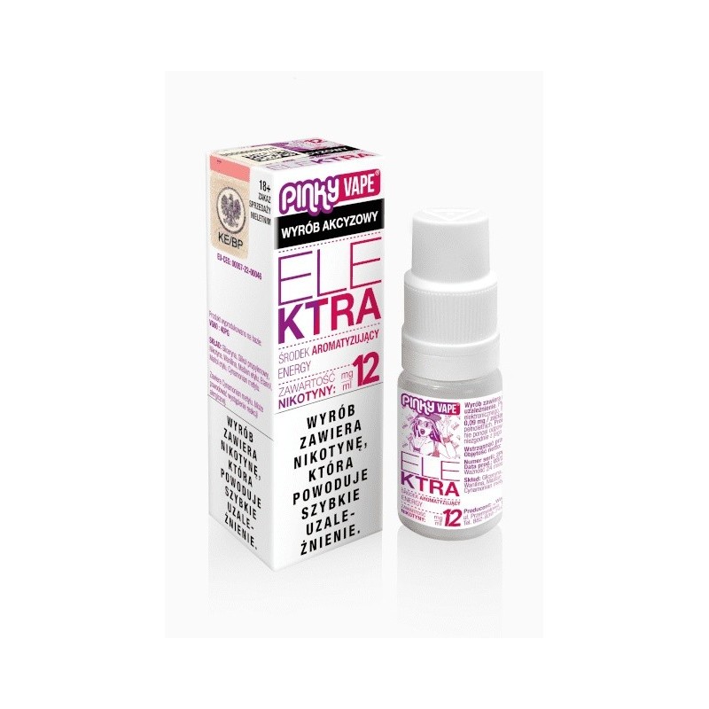 Liquid Pinky Vape - Elektra 12mg 10ml (A25) | Eliq Vapoteur