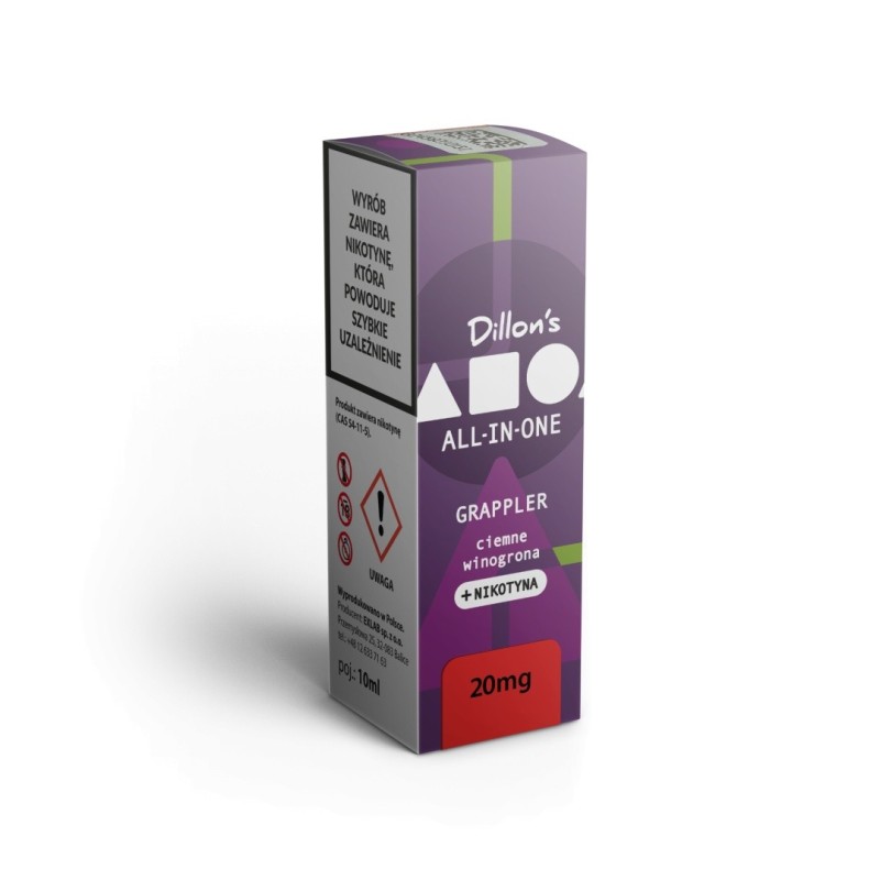 Liquid Dillon's ARO 10ml - GRAPPLER Ciemne Winogrono 20mg | Eliq Vapoteur