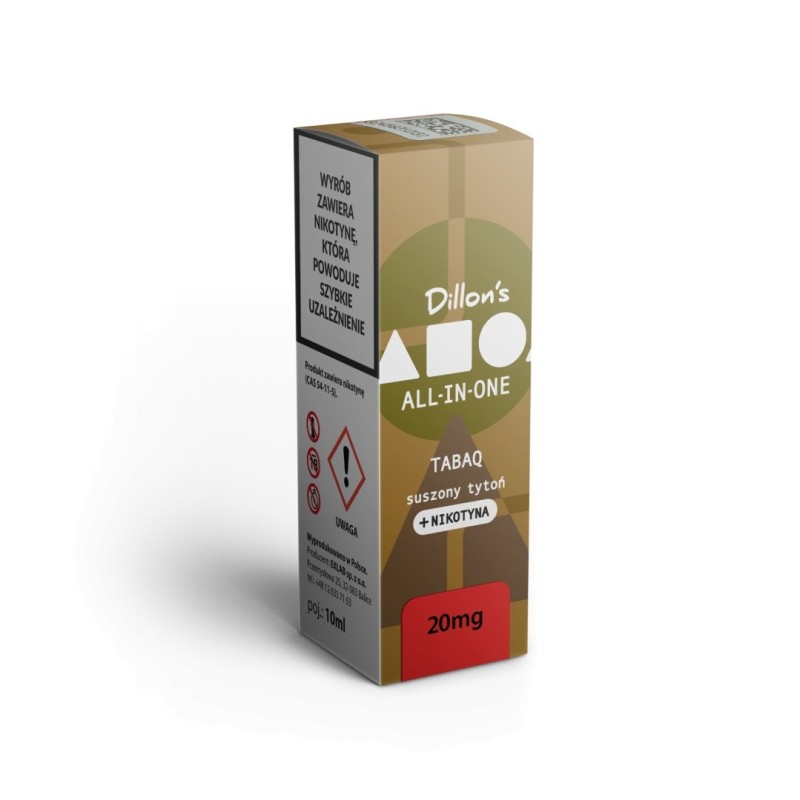 Liquid Dillon's ARO 10ml - TABAQ Suszony Tytoń 12mg | Eliq Vapoteur