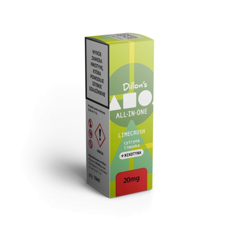 E-liquide Dillon's ARO 10ml - LIMECRUSH Citron Citron vert 6mg | EliqVapoteur