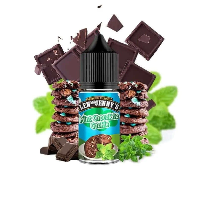 Koncentrat - Len & Jenny's 30ml - Mint Chocolate Cookie | Eliq Vapoteur