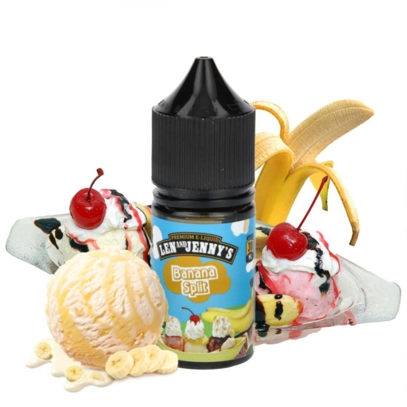 Koncentrat - Len & Jenny's 30ml - Banana Split | Eliq Vapoteur