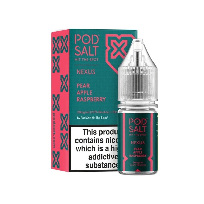 Liquid Pod Salt Nexus - Pear Apple Raspberry - 10ml - 20mg (A25) | Eliq Vapoteur