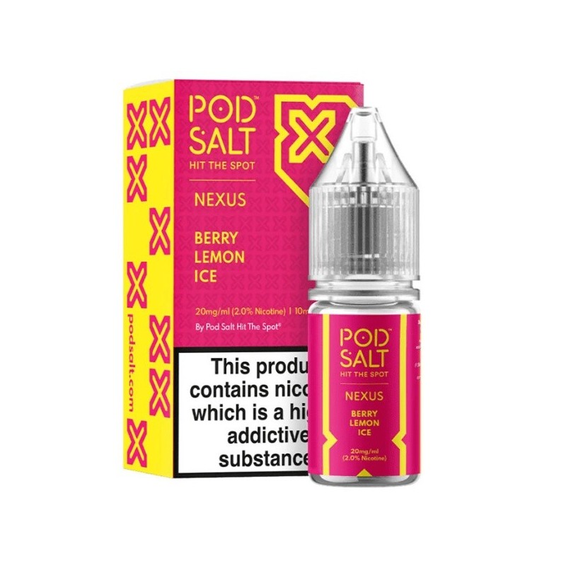 Liquid Pod Salt Nexus - Berry Lemon Ice - 10ml - 20mg (A25) | Eliq Vapoteur