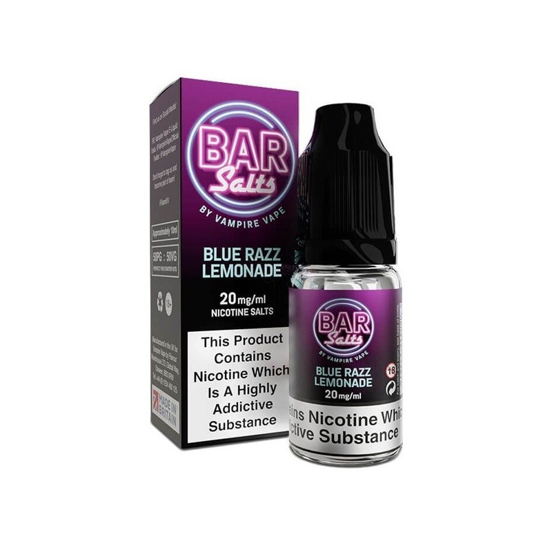 E-liquide Bar Salt - Blue Razz Lemonade 20 mg 10 ml | EliqVapoteur