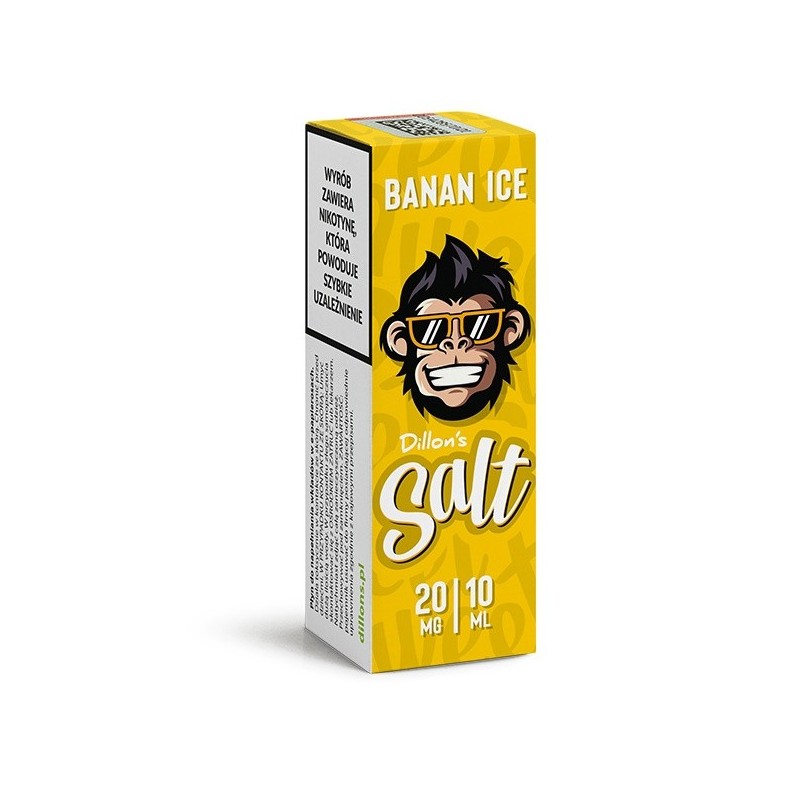 Liquid Dillon's Salt - Banan Ice 20mg 10ml  (A25) | Eliq Vapoteur