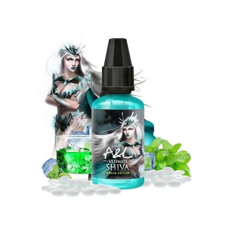 Koncentrat - Shiva Green Edition Ultimate 30ml by A&L (A25) | Eliq Vapoteur