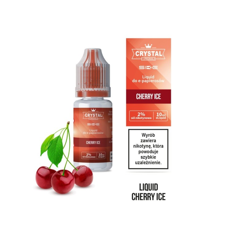 Liquid Crystal Salt - Cherry Ice 20 mg - 10 ml  (A25) | Eliq Vapoteur