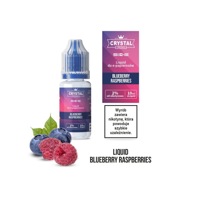 Liquid Crystal Salt - Blueberry Raspberries 20 mg - 10 ml (A25) | Eliq Vapoteur