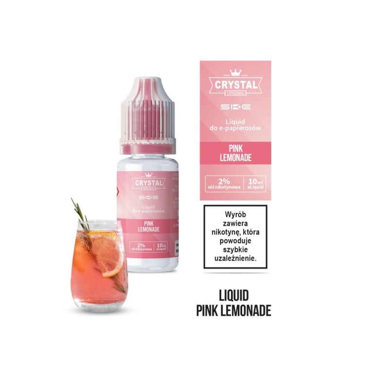 Sel de cristal liquide - Limonade rose 20 mg - 10 ml (A25) | Eliq Vapoteur