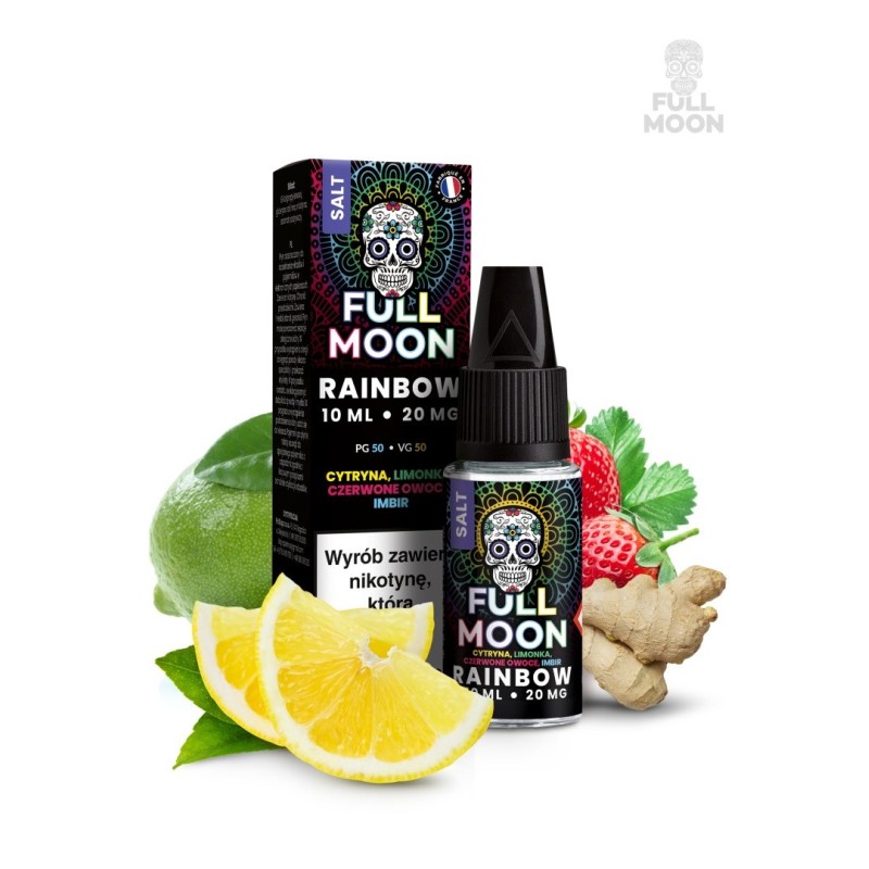 Liquid Full Moon Salt - RAINBOW - 20 mg 10 ml | Eliq Vapoteur