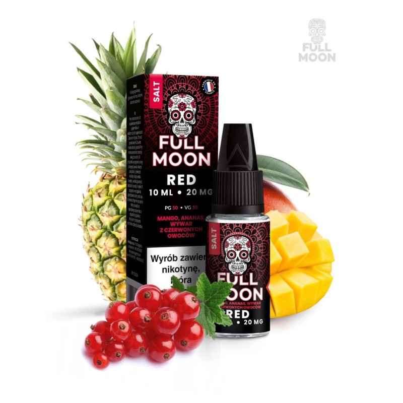 Liquid Full Moon Salt - RED - 20 mg 10 ml | Eliq Vapoteur