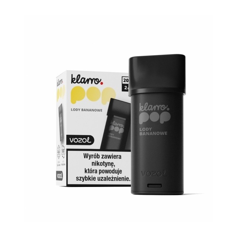 Wkład Klarro POP 2ml - Lody bananowe 20mg  (A25) | Eliq Vapoteur