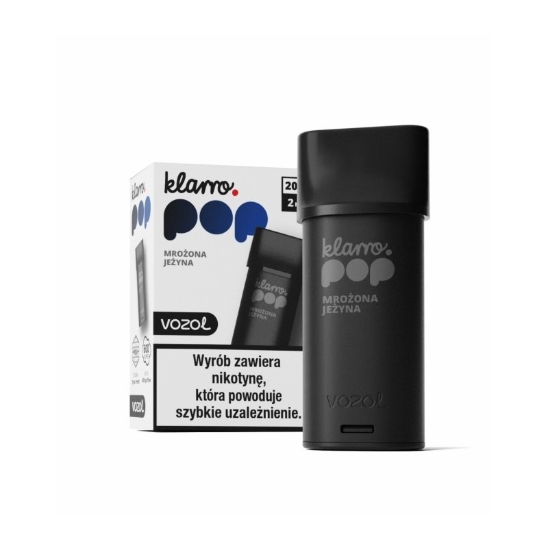 Cartouche Klarro POP 2ml - Mûre Givrée 20mg | EliqVapoteur