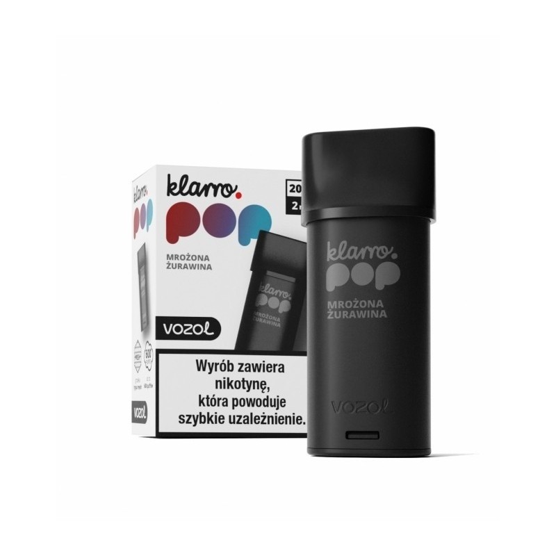 Wkład Klarro POP 2ml - Mrożona żurawina 20mg  (A25) | Eliq Vapoteur