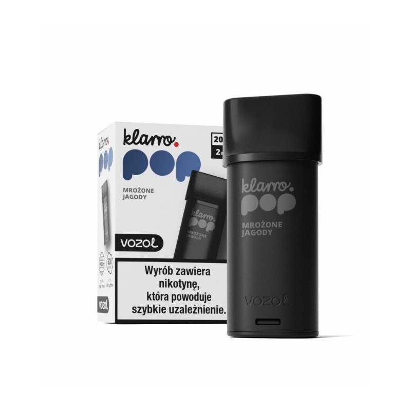 Wkład Klarro POP 2ml - Mrożone jagody 20mg  (A25) | Eliq Vapoteur