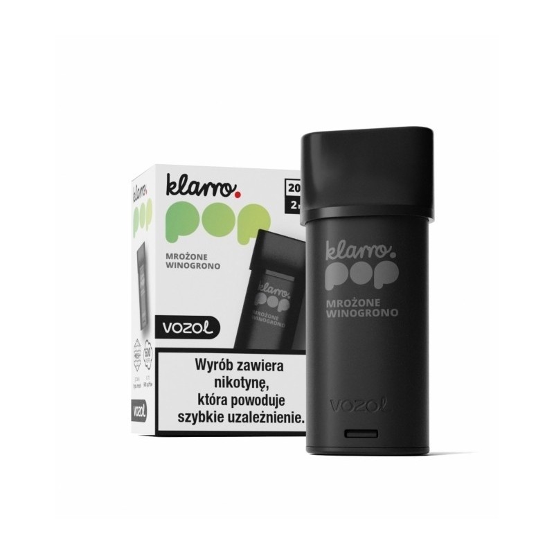 Wkład Klarro POP 2ml - Mrożone winogrono 20mg (A25) | Eliq Vapoteur