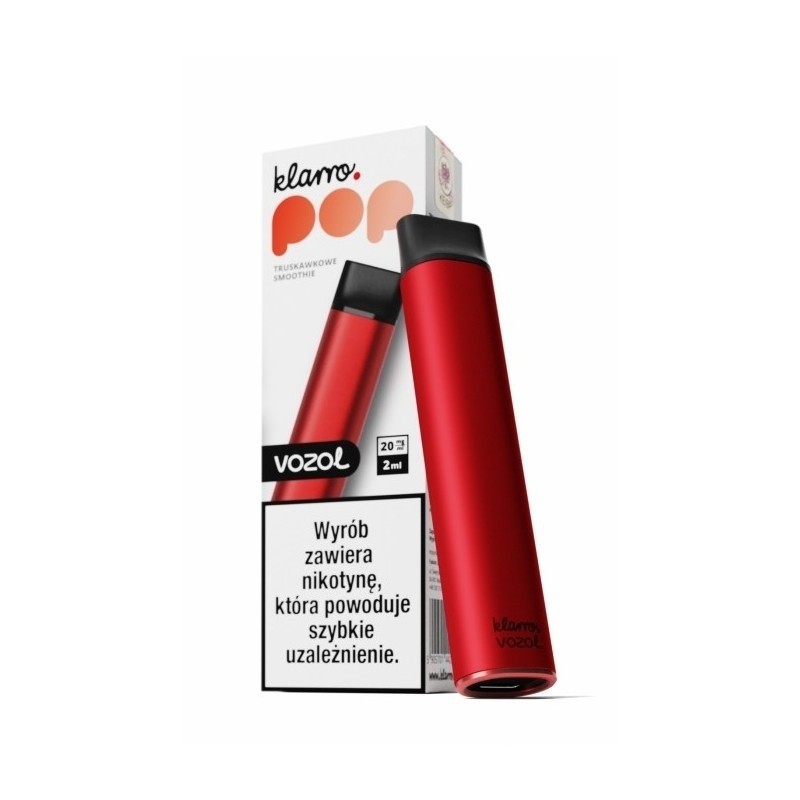KIT Klarro POP 2ml - Truskawkowe smoothie 20mg  (A25) | Eliq Vapoteur