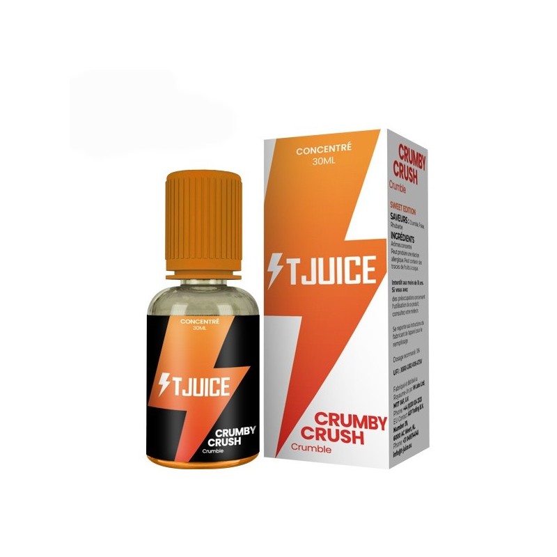 Concentré T-Juice - Crumby Crush 30ml | EliqVapoteur
