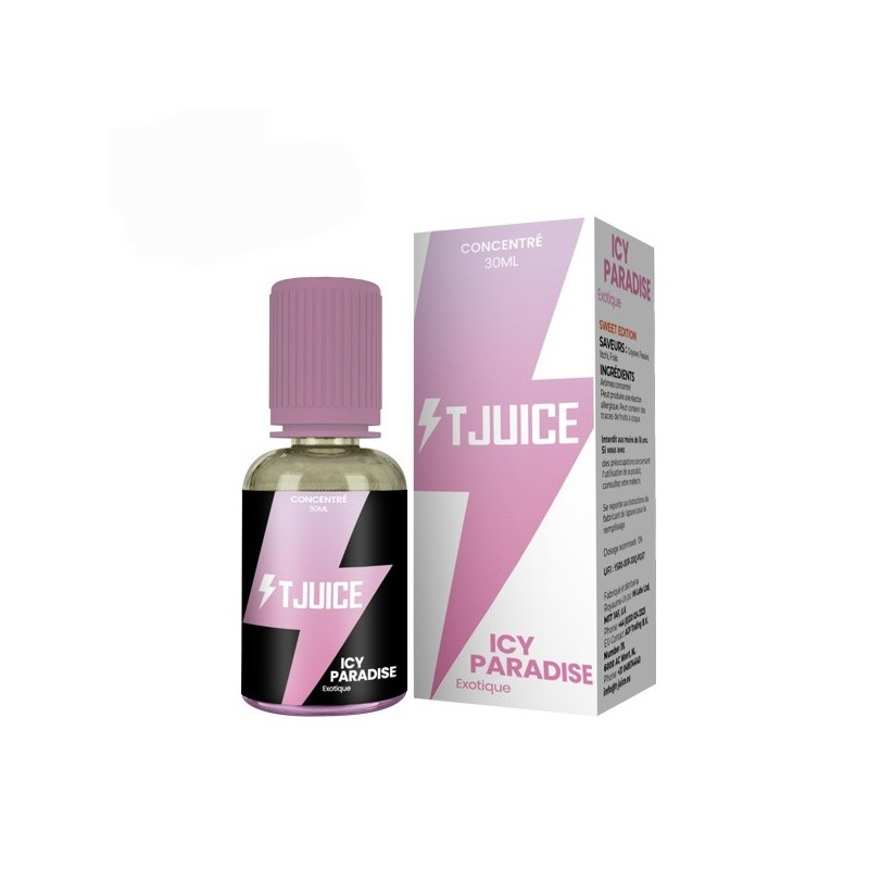 Concentré T-Juice - Icy Paradise 30ml | EliqVapoteur