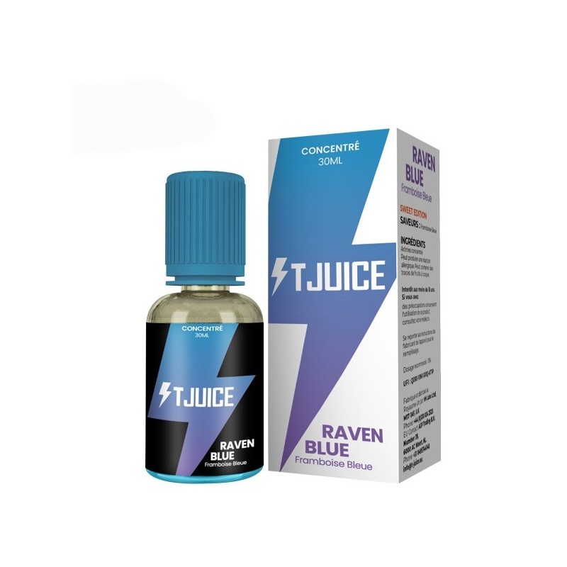 Concentré T-Juice - Raven Blue 30ml | EliqVapoteur