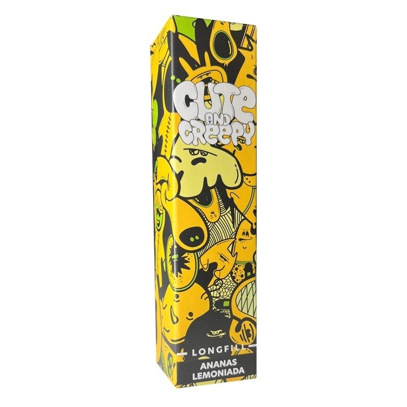 Longfill Cute and Creepy 8/60ml - Pineapple Lemonade | Eliq Vapoteur