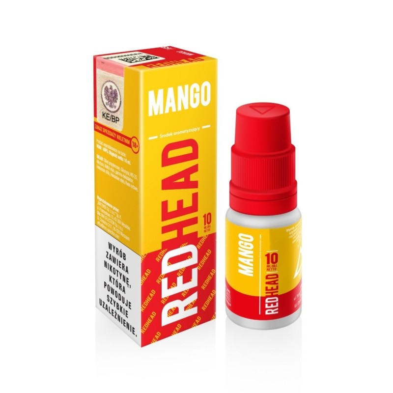 Liquid RedHead - Mango 6mg 10ml (A25) | Eliq Vapoteur