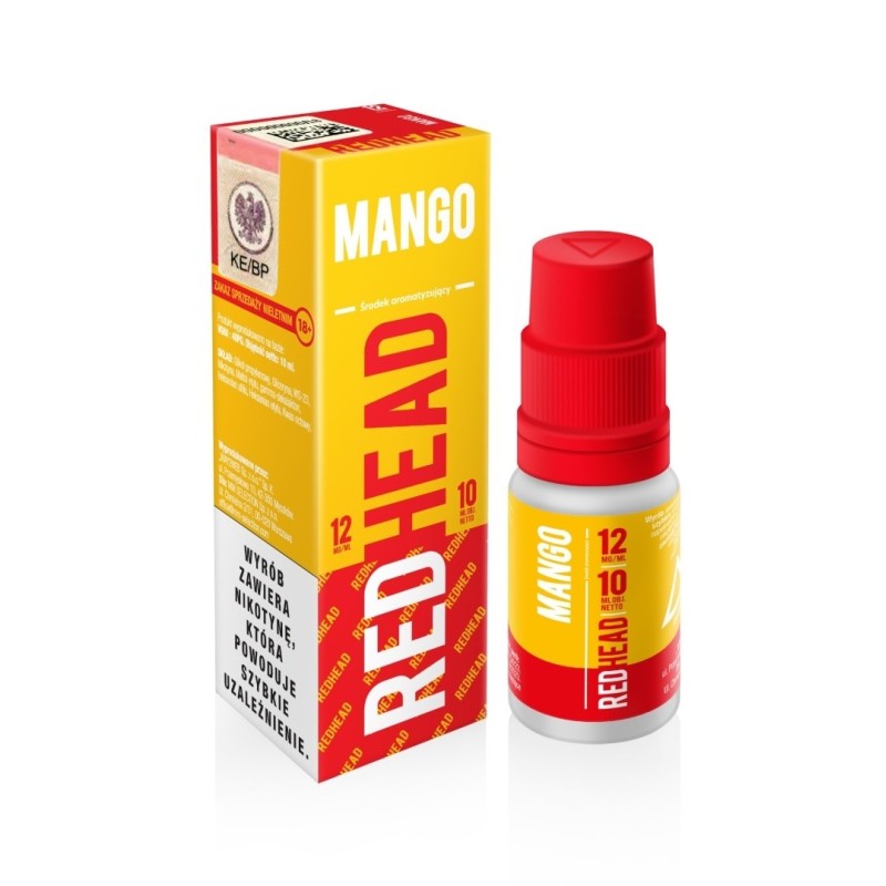 Liquid RedHead - Mangue 12mg 10ml (A25) | Eliq Vapoteur