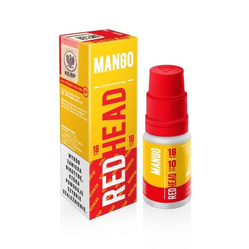 Liquid RedHead - Mango 18mg 10ml  (A25) | Eliq Vapoteur