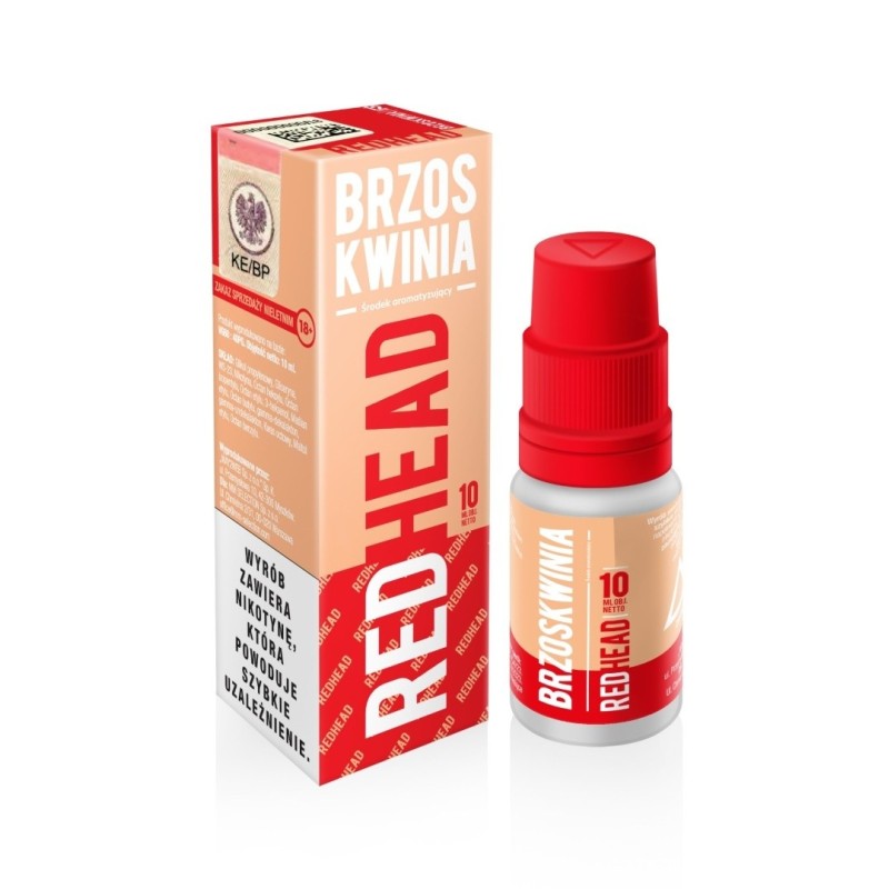 Liquid RedHead - Pêche 6mg 10ml (A25) | Eliq Vapoteur