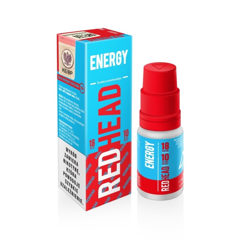 Liquid RedHead - Energy 18mg 10ml  (A25) | Eliq Vapoteur