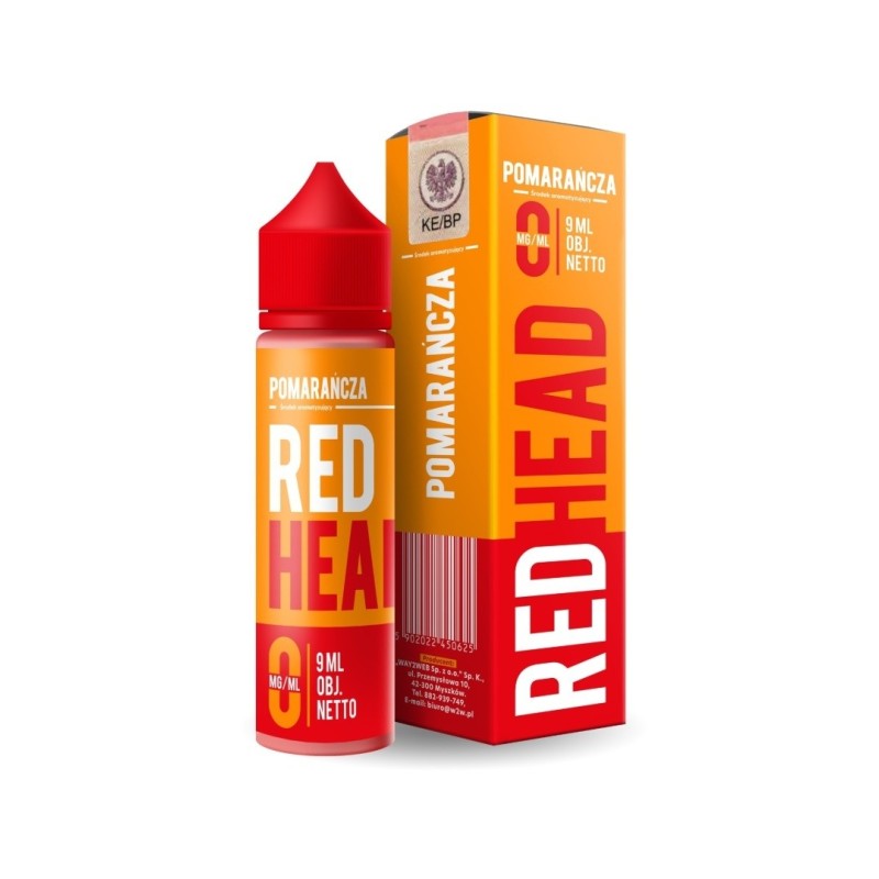 Longfill RedHead 9/60ml - Pomarańcza (A25) | Eliq Vapoteur