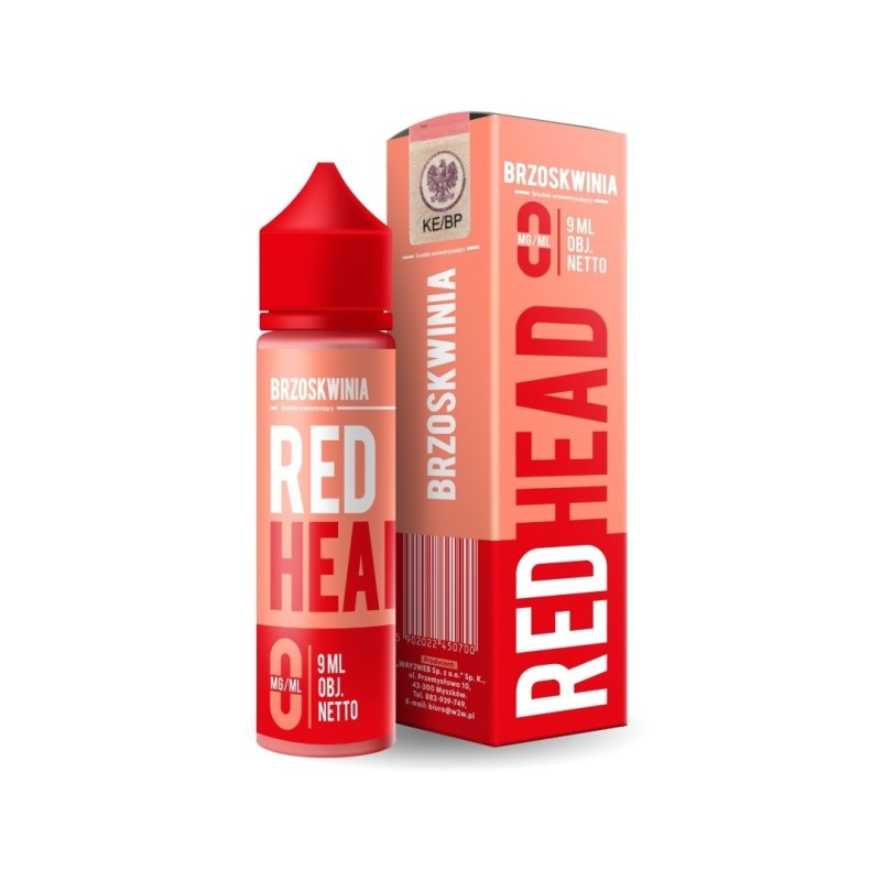 Longfill RedHead 9/60ml - Brzoskwinia (A25) | Eliq Vapoteur